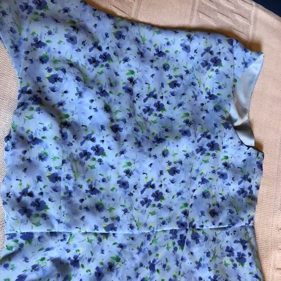 Sleeveless Blue Summer Dress - Picture 4 of 5